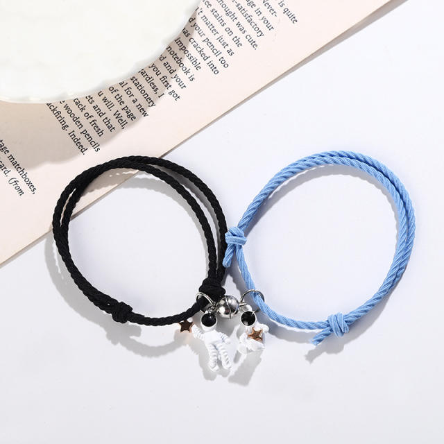 Astronaut magnetic string bracelets