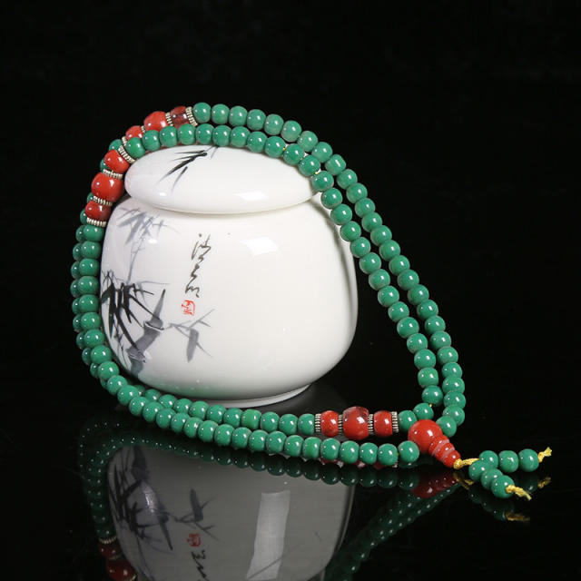 6mm 108 Jade buddha bracelet