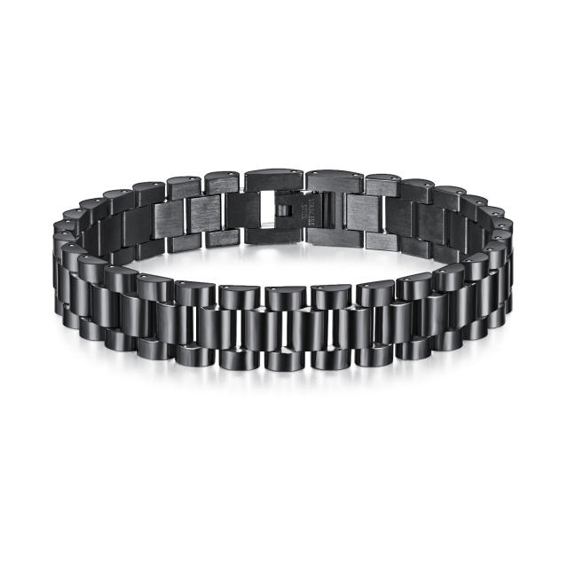 Stainless steel watch band couple bracelet