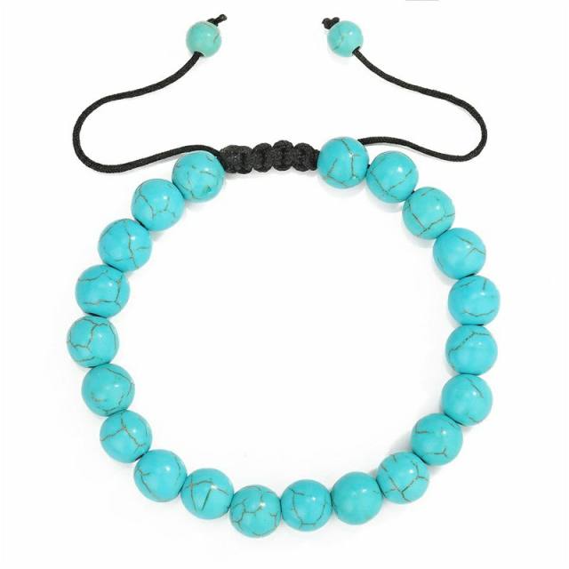 Turquoise Tigereye bead bracelet