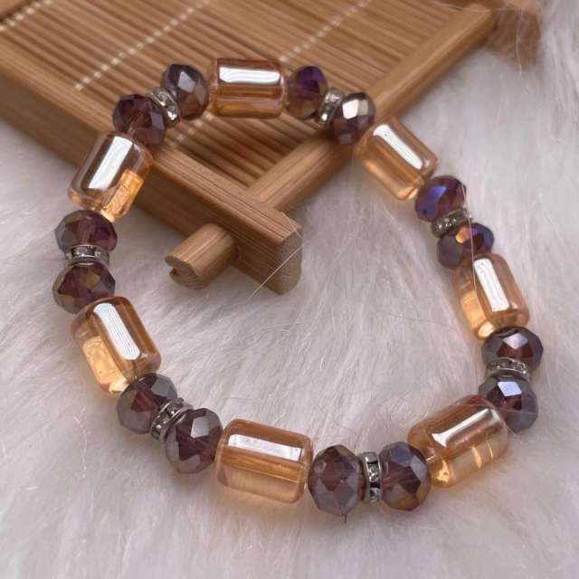 Color Crystal bead bracelet