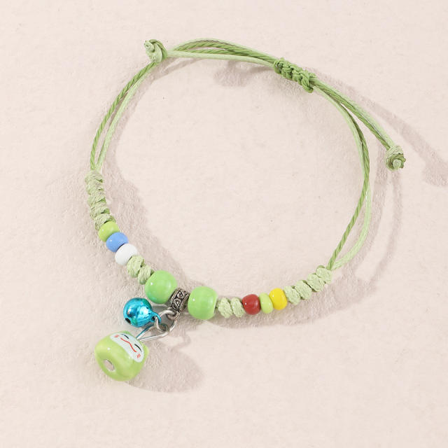 Bell braided bracelet