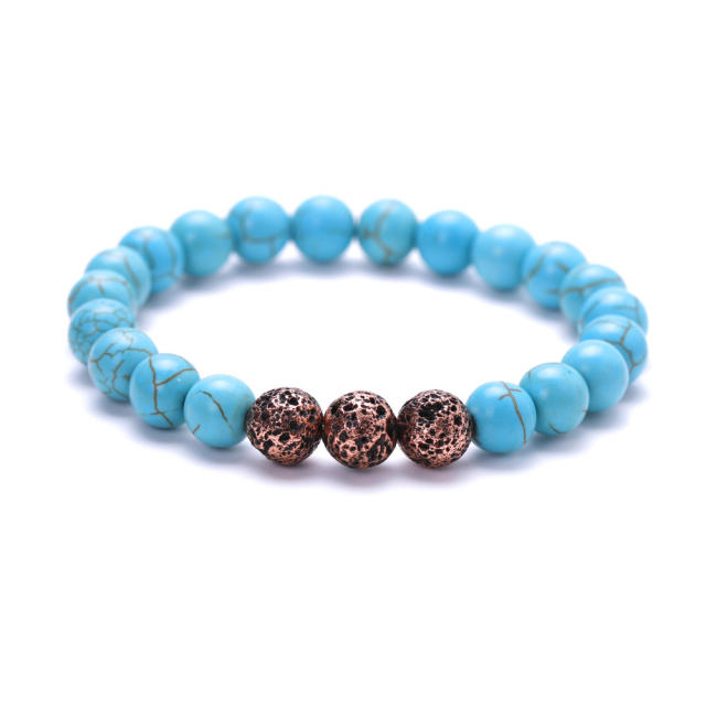 lava couple beads bracelet