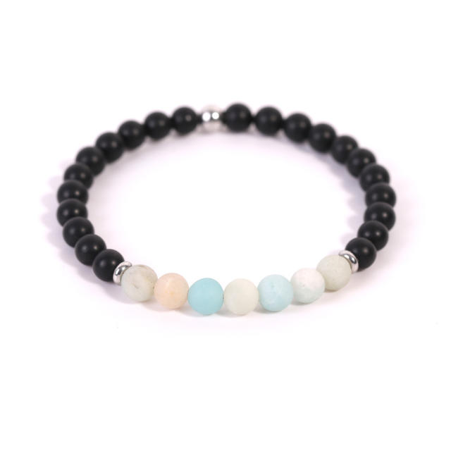 Agate turquoise beads bracelet