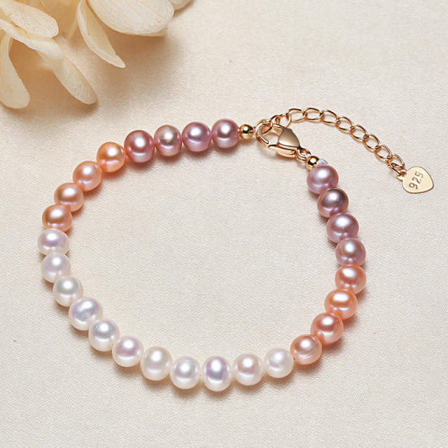 Baroque freshwater pearl bracelet