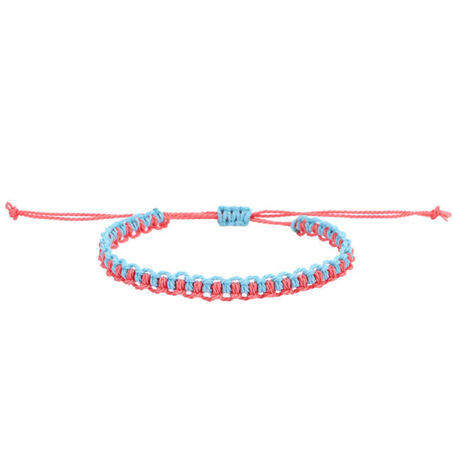 Braided beach bracelet