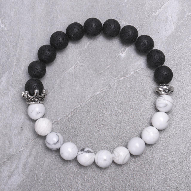 lava couple bead bracelet