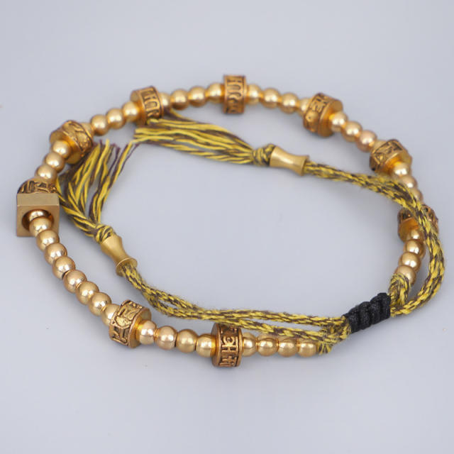 Sanskrit tassel bracelet