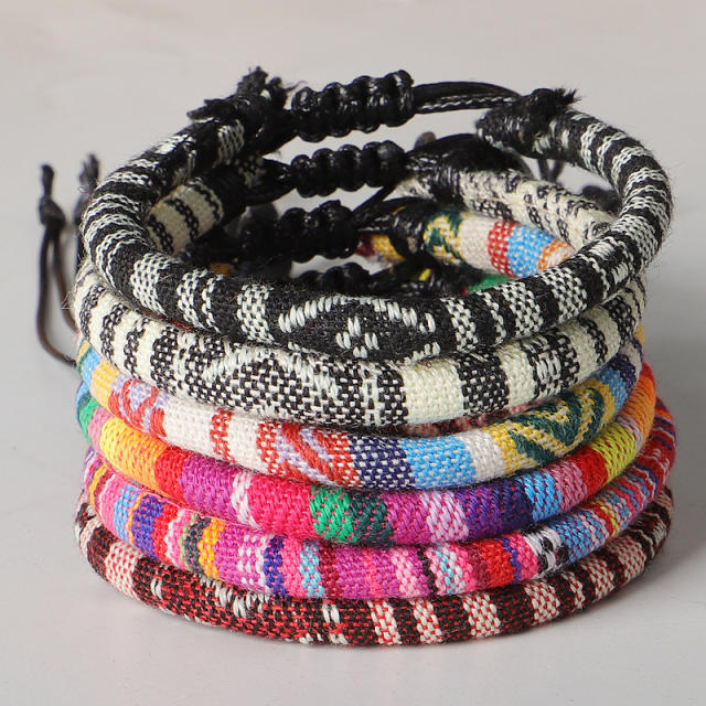 Bohemian braided bracelet