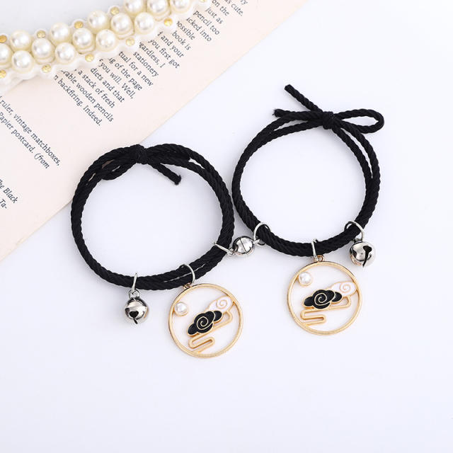 Crane  magnetic friendship string bracelet