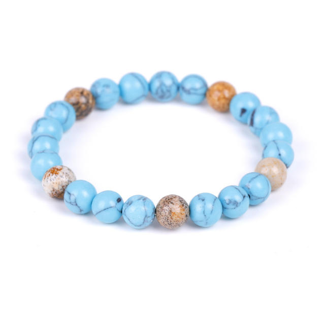 Turquoise bead bracelet