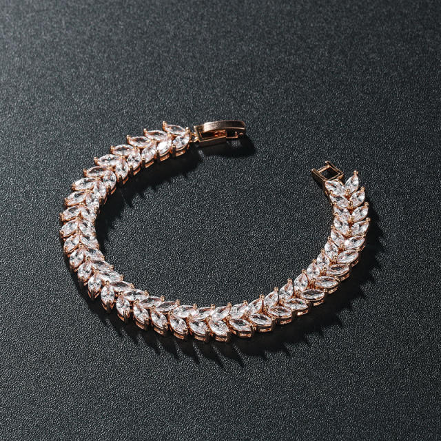 AAA cubic zircon wedding bracelet