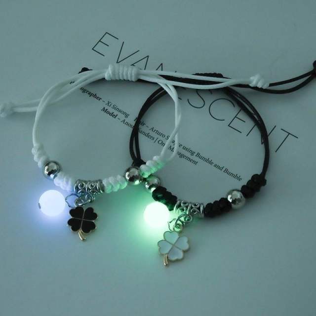 Luminous bracelet friendship bracelet couples bracelet