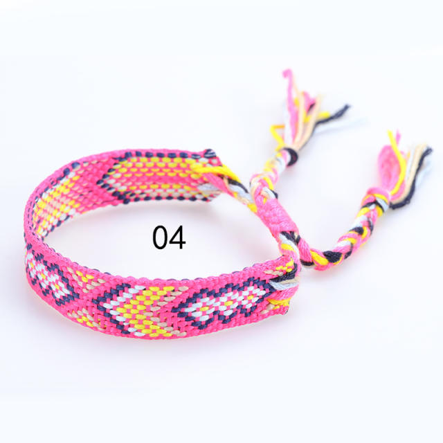 Color tassel friendship bracelet