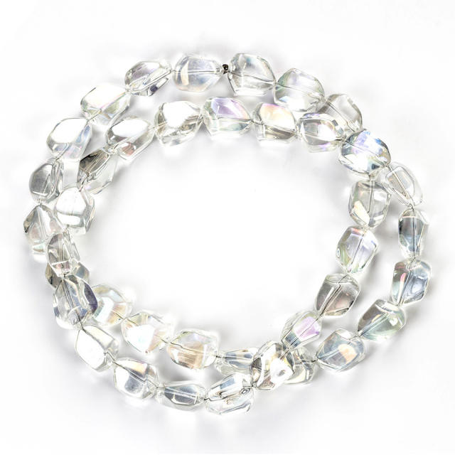 Glass crystal beads evil eye elastic bracelet