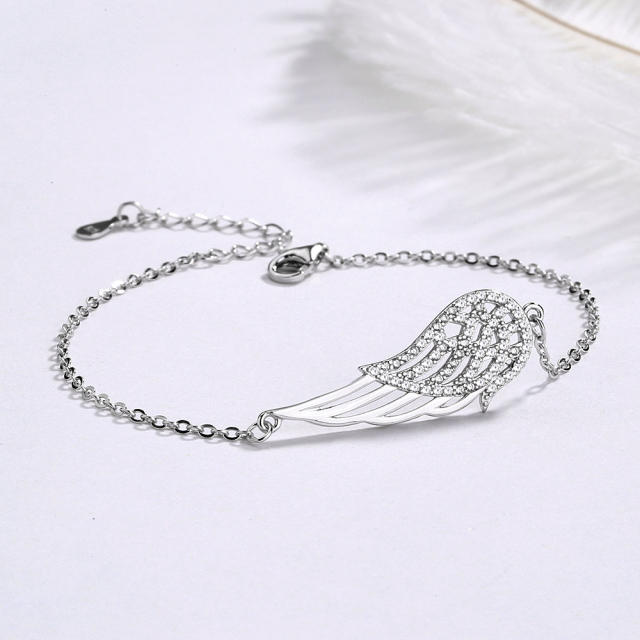 Classis angel wing S925 bracelet