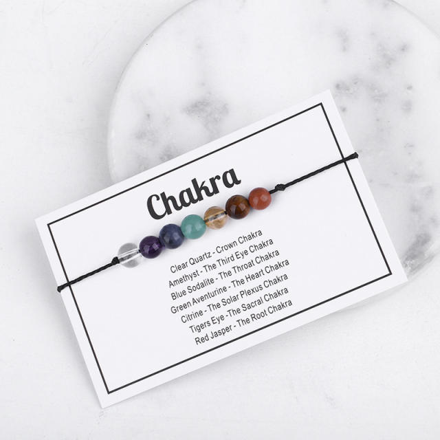 Crystal beads yoga bracelet