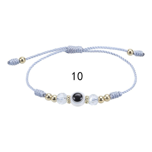 Amazon hot sale evil eye beads string bracelet