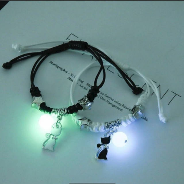 Luminous bracelet friendship bracelet couples bracelet