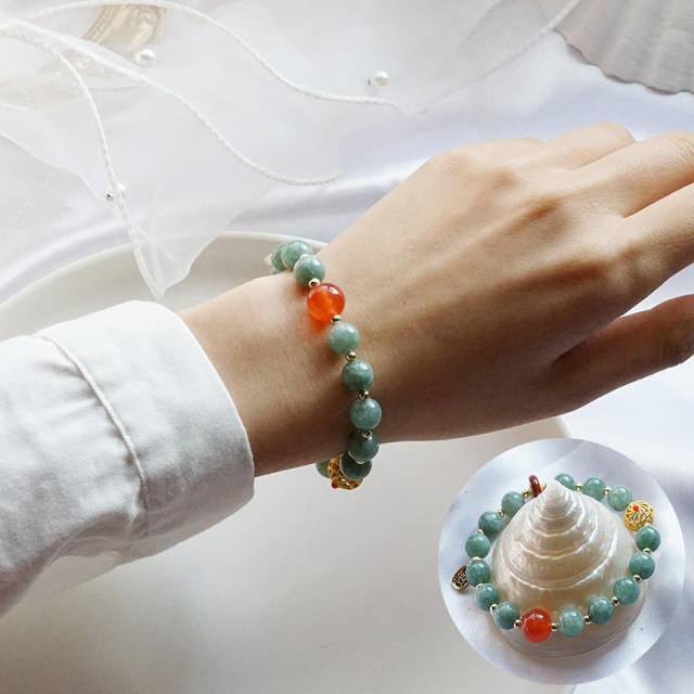 Chinese trend jade beads bracelet