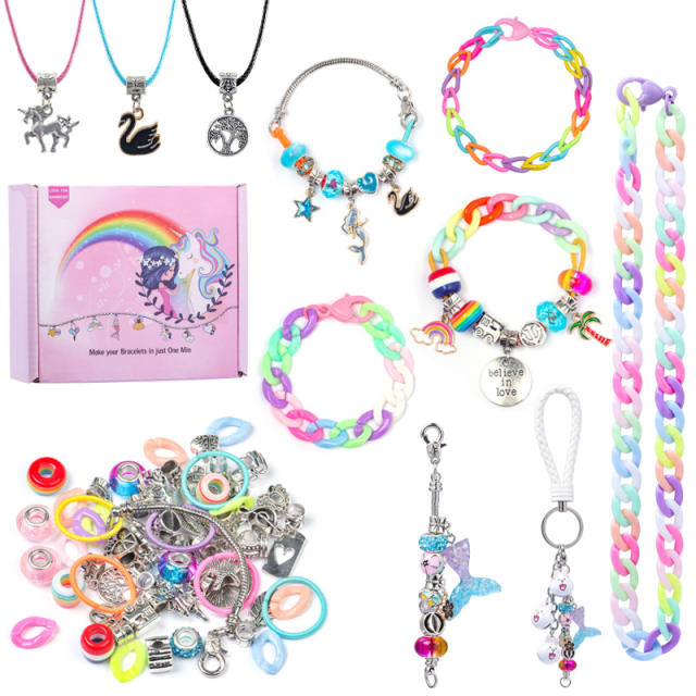 Amazon hot sale kids DIY beads bracelet