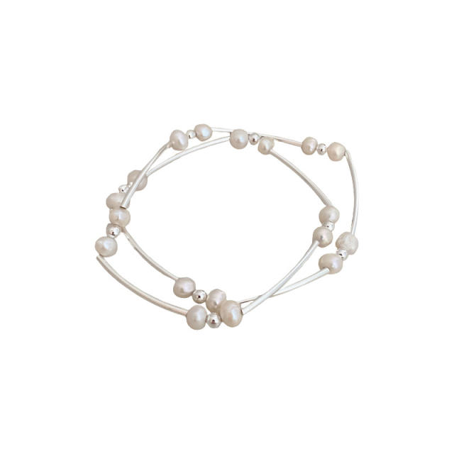 Water pearl two layer koran bracelet