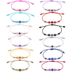 Amazon hot sale evil eye beads string bracelet