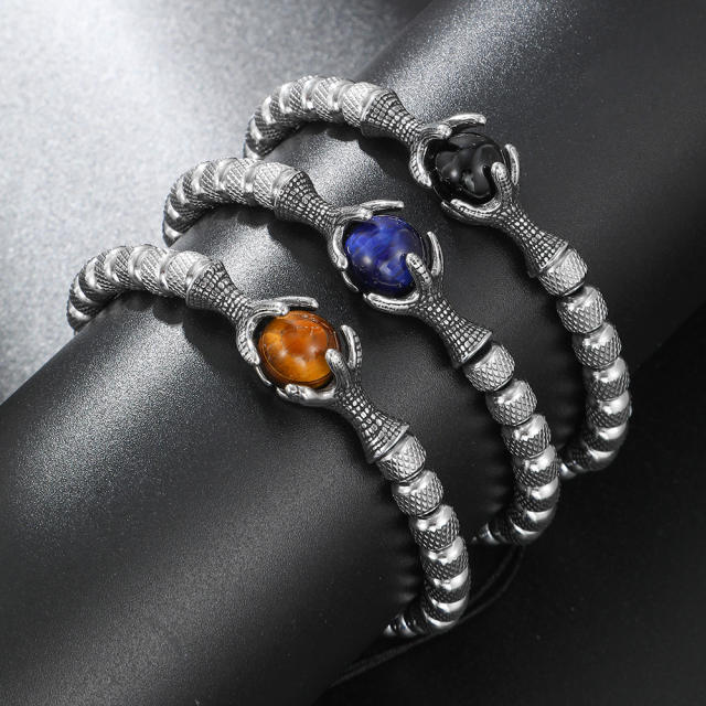 10MM tiger eye stone beads men's bracelet