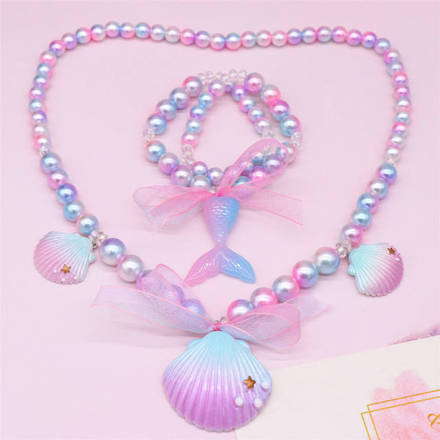 Birthday gift unicorn jewelry set for little girl