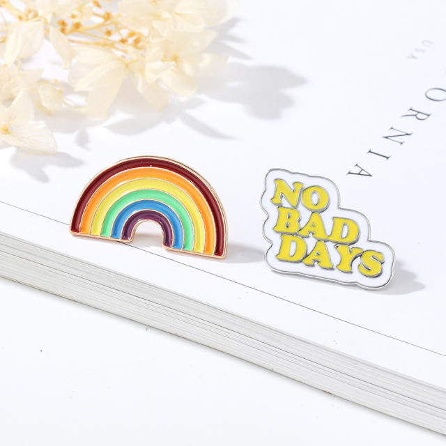 INS rainbow brooch set for kids
