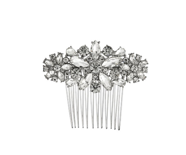 Crystal beads bridal hair combs