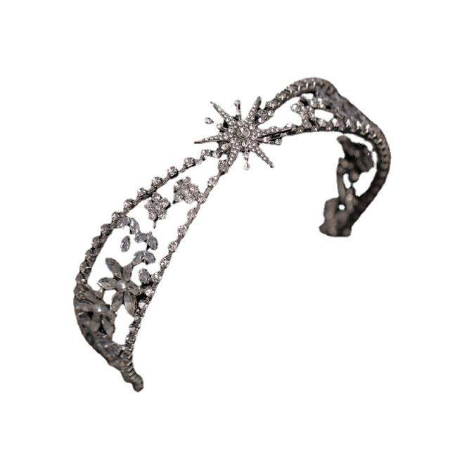 Rhinestone star bridal headband