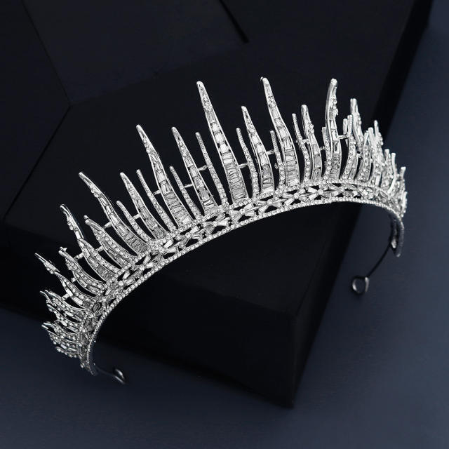 Rhinestone diamond crown headband