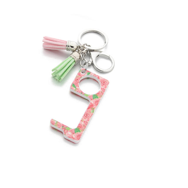 Door opener keychain