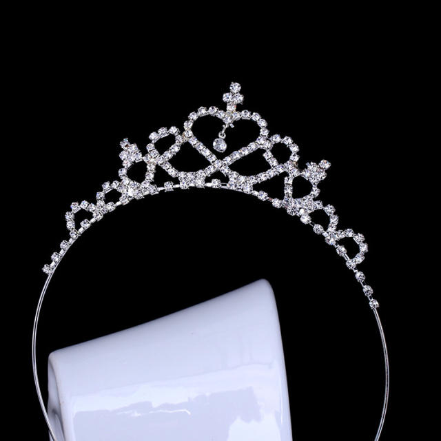 Rhinestone children crown