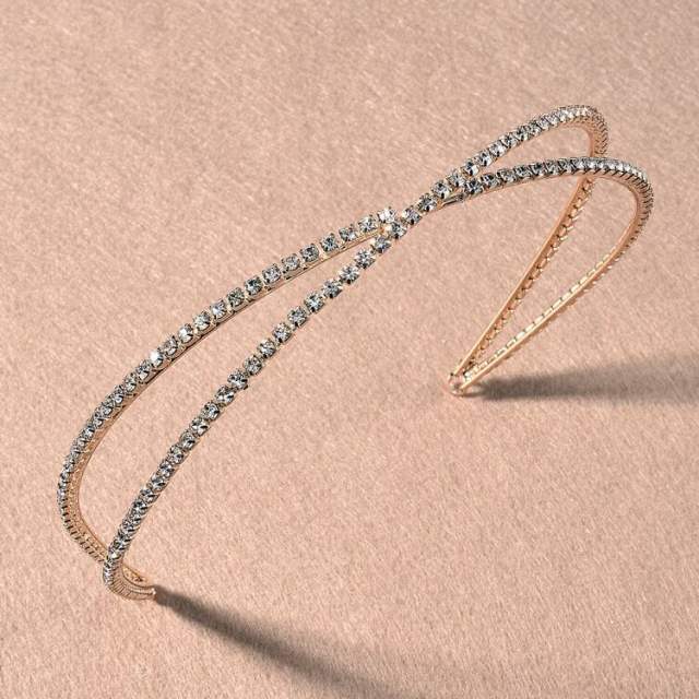 Rhinestone diamond bridal headband