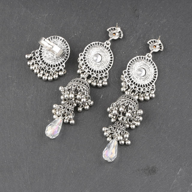 Vintage jhumka earrings rings set