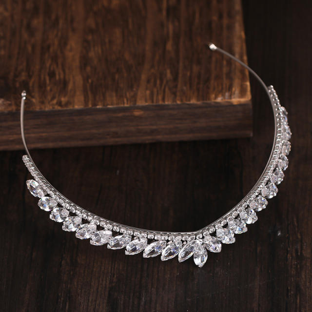 Elegant rhinestone crown for bridal