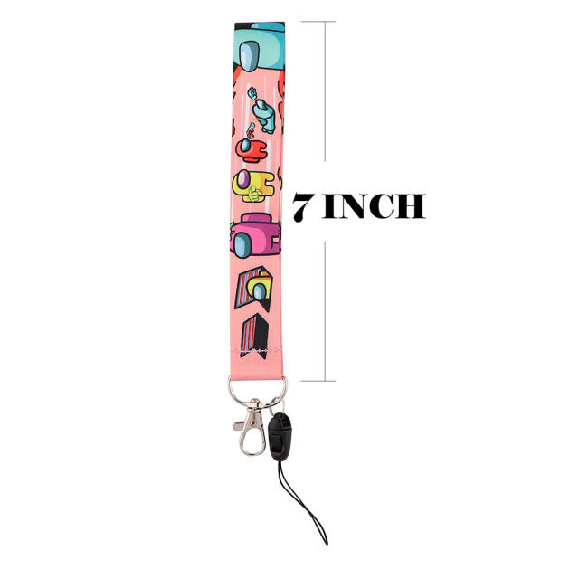 Van Gogh sunflower Starry Sky short lanyard keychain