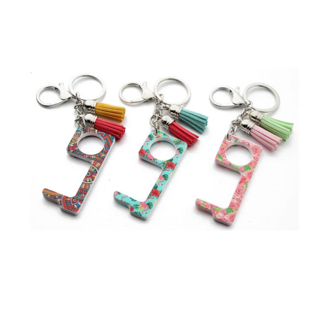 Door opener keychain