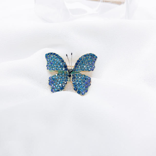 Fashion diamond butterfly brooch