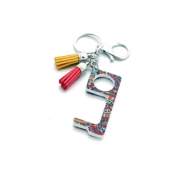 Door opener keychain