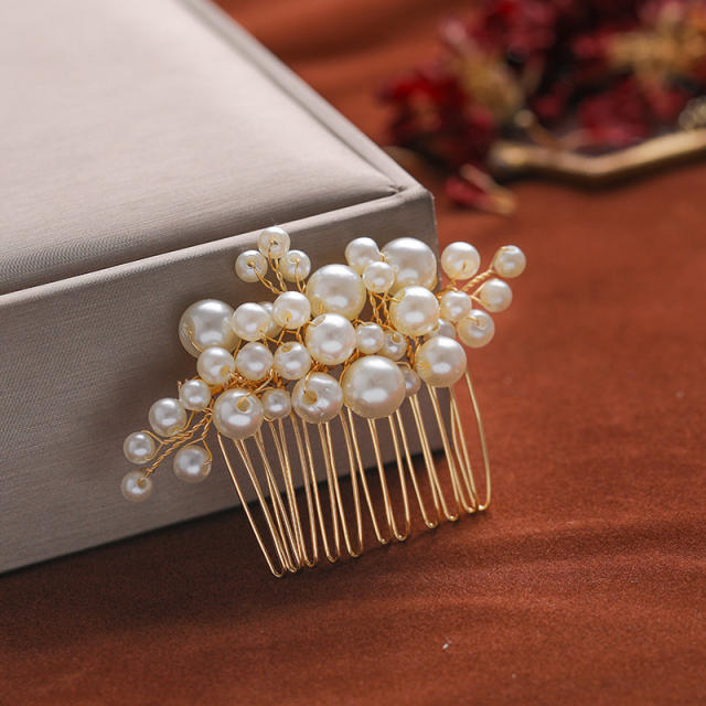 Pearl hair pins for wedding