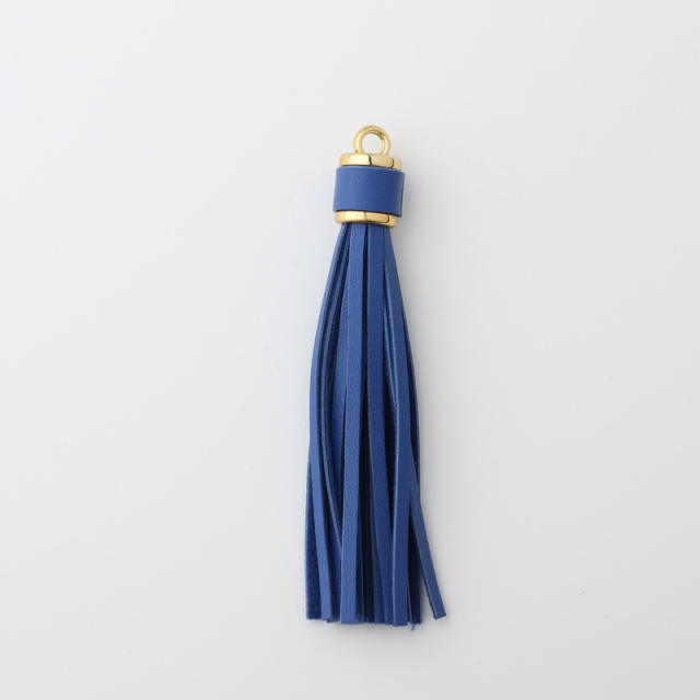 PU leather tassel key chain