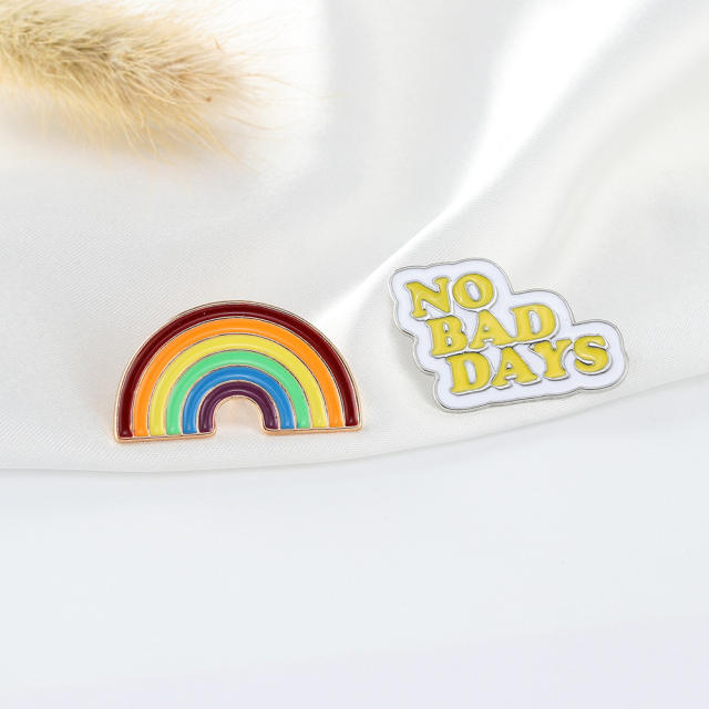 INS rainbow brooch set for kids