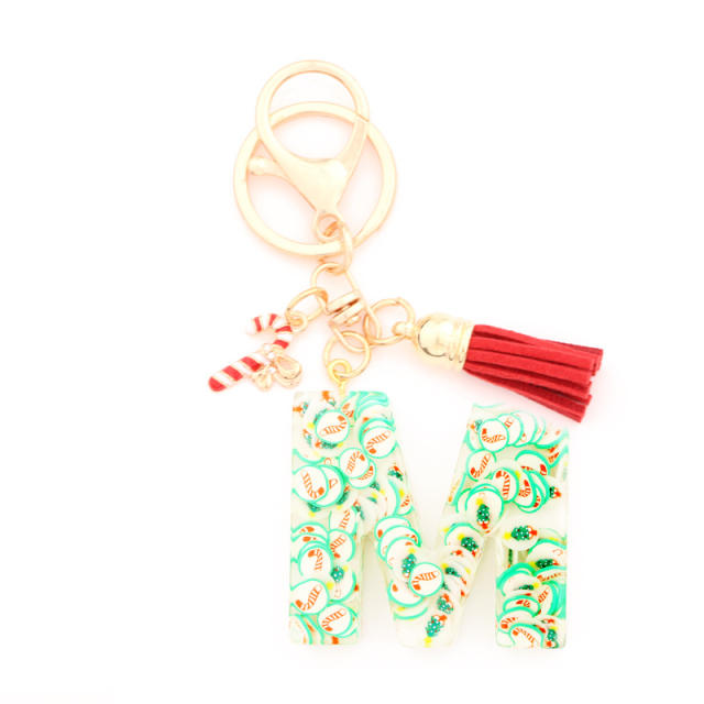 Initial letter keychain
