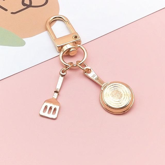 Cute metal keychain