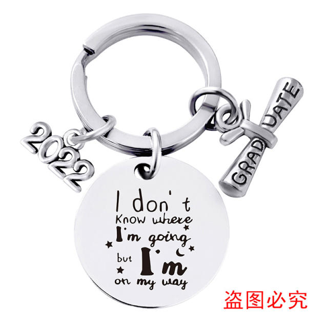 Stainless steel class keychain