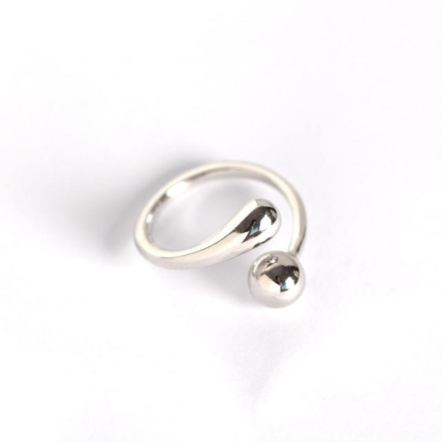 S925 simple open ring