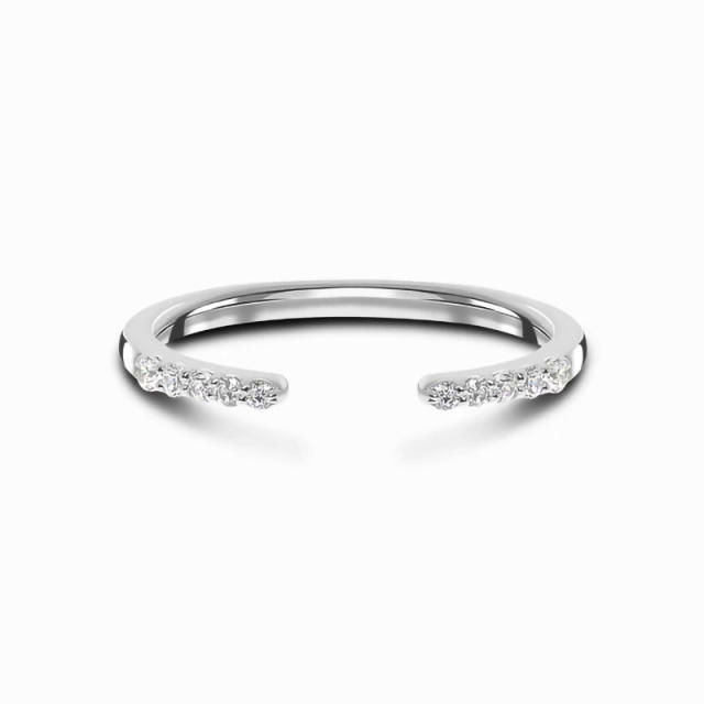 S925 sterling silver openning rings